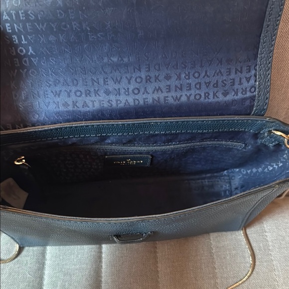 Kate Spade Blue Emmie Riverside Crossbody Bag with Sleek Design and Flap Closure - Picture 3 of 9